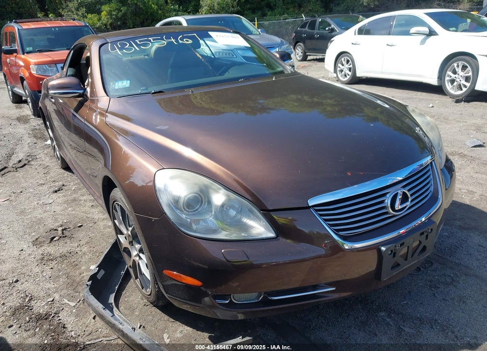 2008 LEXUS SC 430 VIN: JTHFN45Y189016408