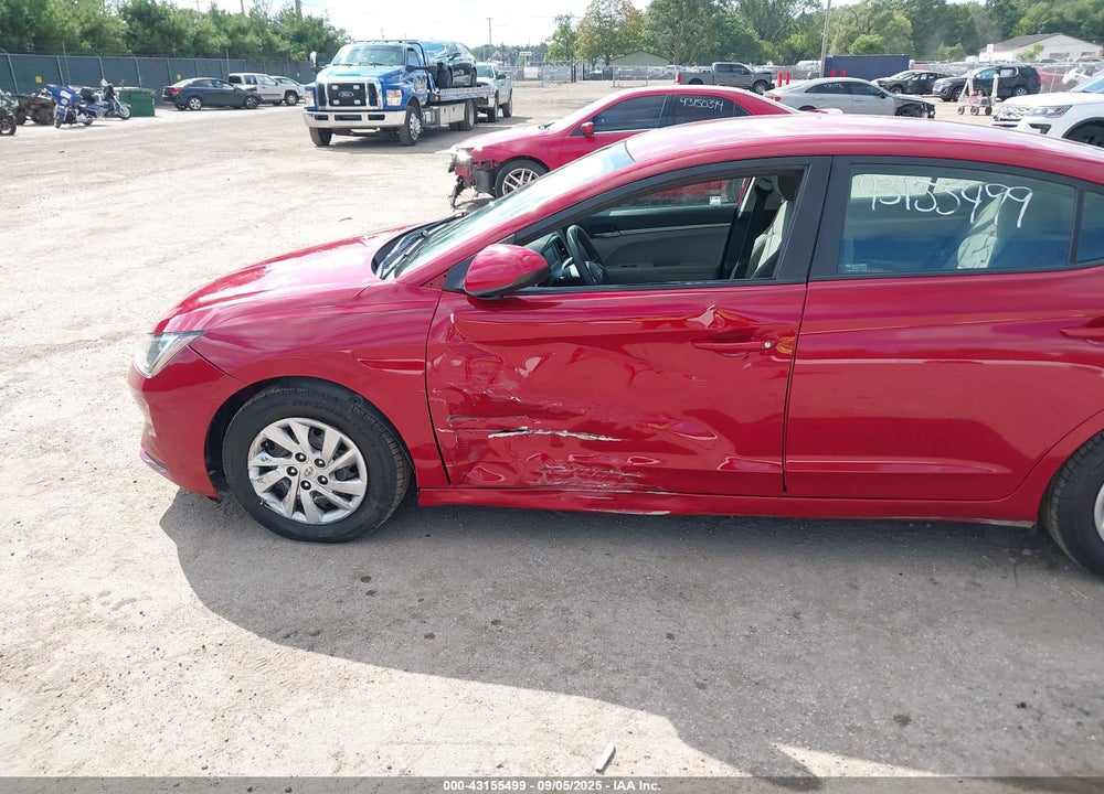 2019 HYUNDAI ELANTRA SE VIN: KMHD74LF6KU840537