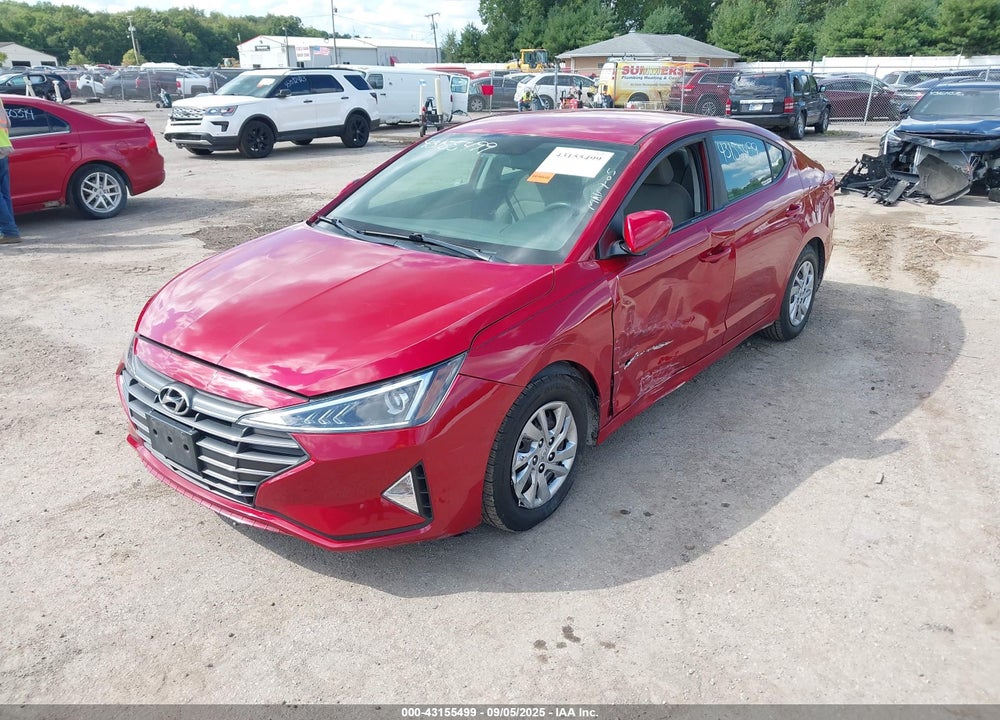 2019 HYUNDAI ELANTRA SE VIN: KMHD74LF6KU840537