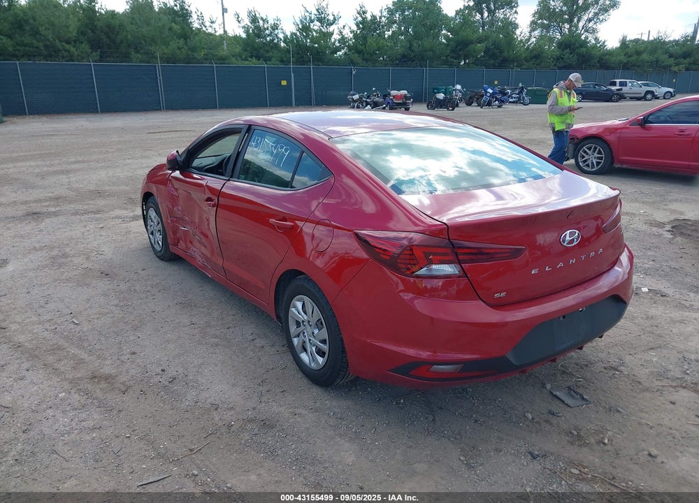 2019 HYUNDAI ELANTRA SE VIN: KMHD74LF6KU840537