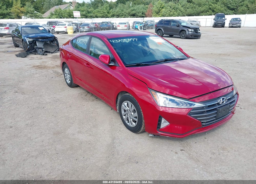 2019 HYUNDAI ELANTRA SE VIN: KMHD74LF6KU840537