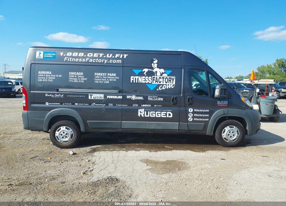 2014 RAM PROMASTER 2500 HIGH ROOF VIN: 3C6TRVDG3EE102485