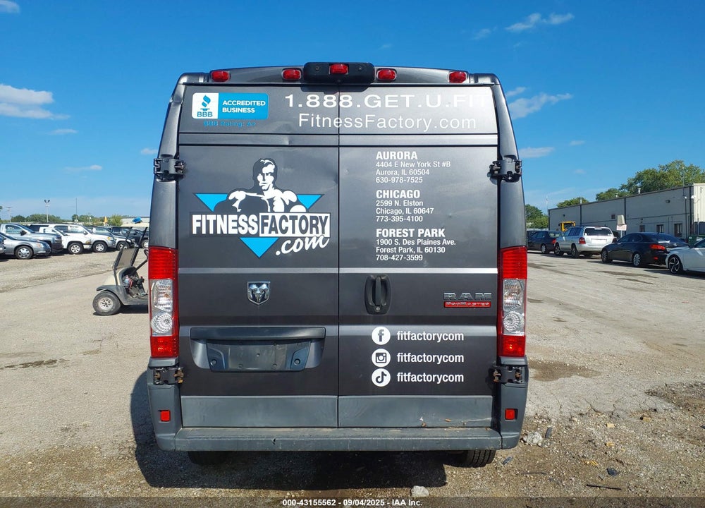 2014 RAM PROMASTER 2500 HIGH ROOF VIN: 3C6TRVDG3EE102485