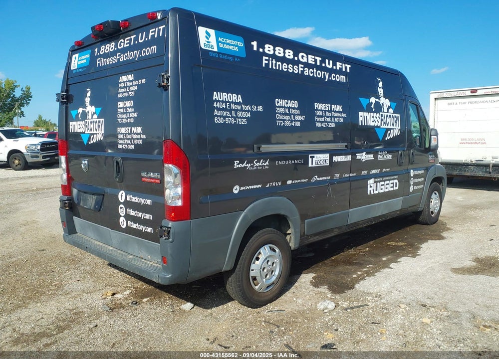 2014 RAM PROMASTER 2500 HIGH ROOF VIN: 3C6TRVDG3EE102485