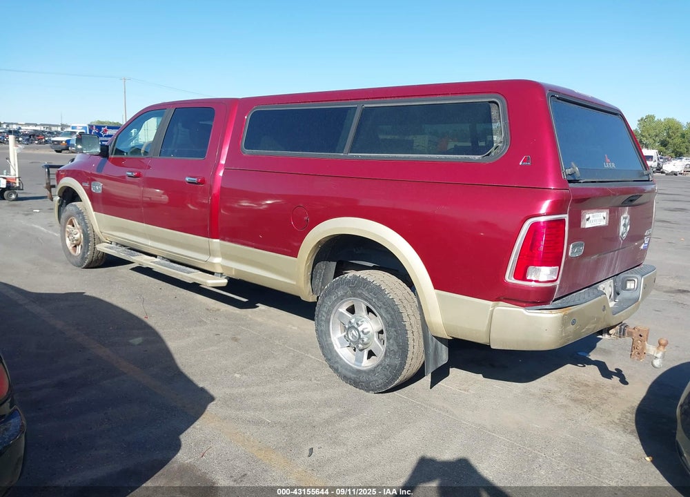 2013 RAM 2500 LAIE LONGHORN VIN: 3C6TR5LT4DG570839