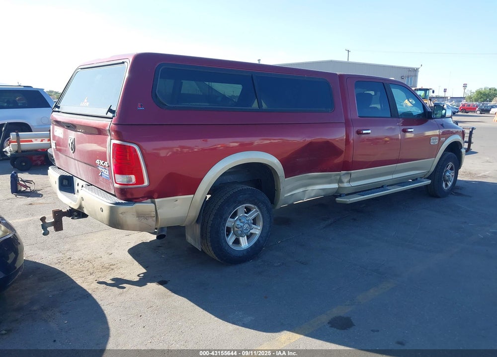 2013 RAM 2500 LAIE LONGHORN VIN: 3C6TR5LT4DG570839