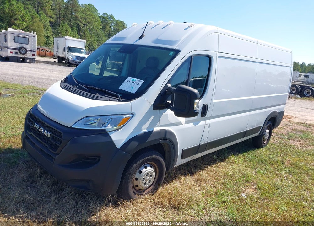2023 RAM PROMASTER 2500 HIGH ROOF 159 WB VIN: 3C6LRVDGXPE563721