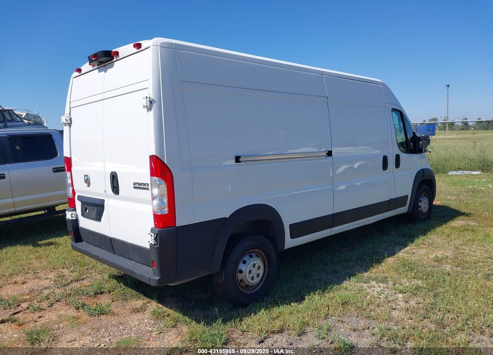 2023 RAM PROMASTER 2500 HIGH ROOF 159 WB VIN: 3C6LRVDGXPE563721