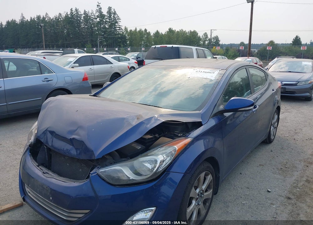 2013 HYUNDAI ELANTRA LIMITED VIN: KMHDH4AE4DU797228