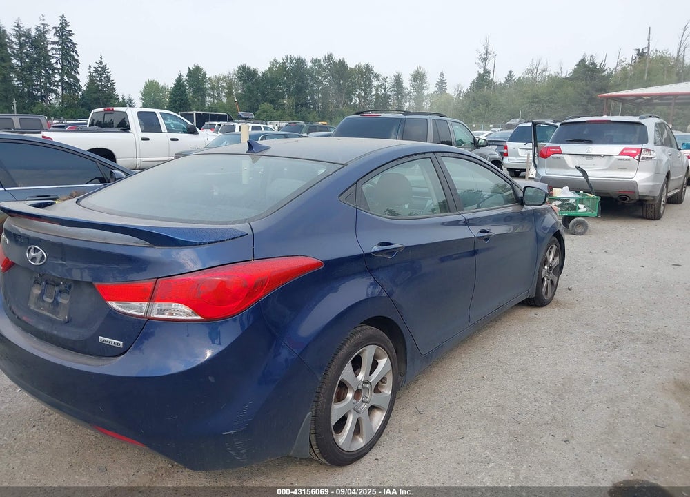2013 HYUNDAI ELANTRA LIMITED VIN: KMHDH4AE4DU797228
