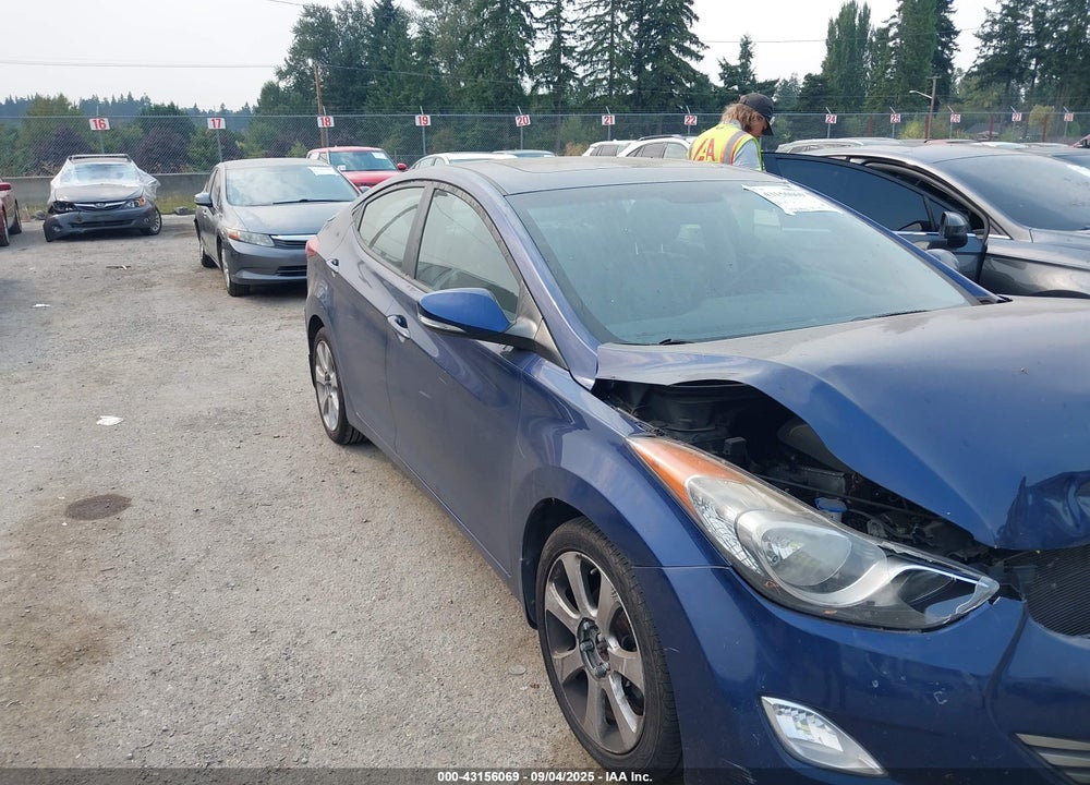 2013 HYUNDAI ELANTRA LIMITED VIN: KMHDH4AE4DU797228