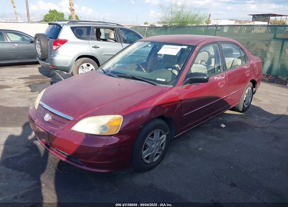 2003 HONDA CIVIC LX VIN: 2HGES16553H587421