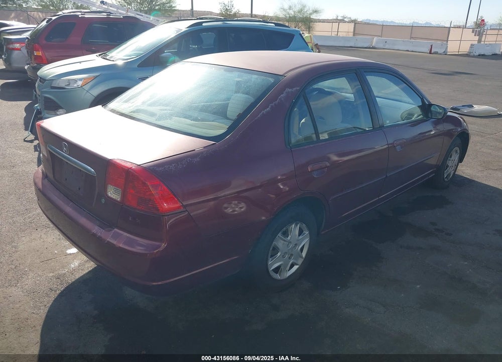 2003 HONDA CIVIC LX VIN: 2HGES16553H587421