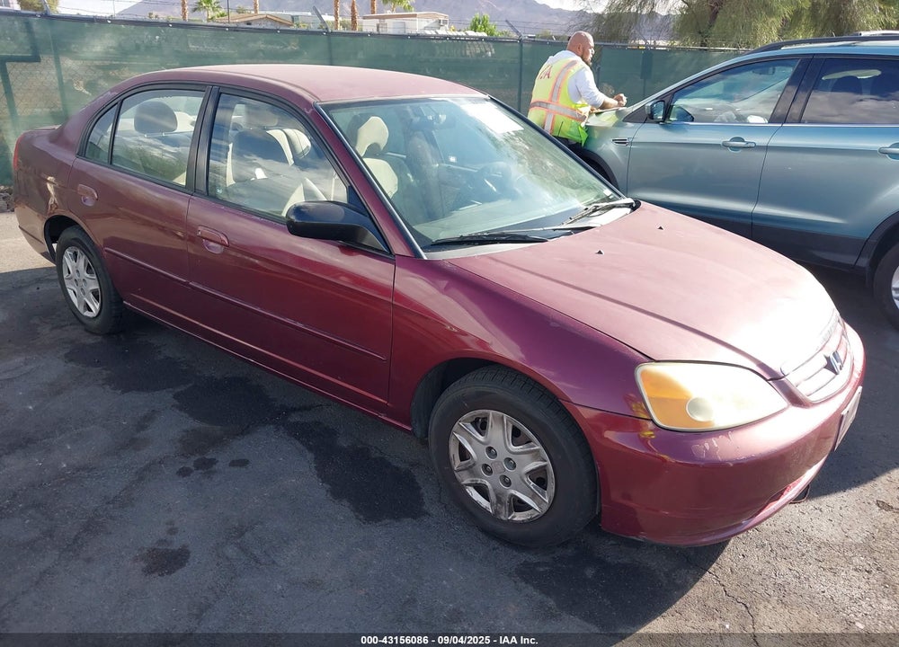 2003 HONDA CIVIC LX VIN: 2HGES16553H587421