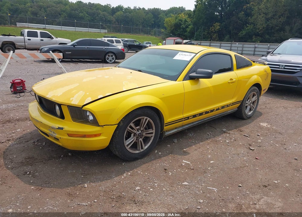 2006 FORD MUSTANG V6 VIN: 1ZVFT80N065160089