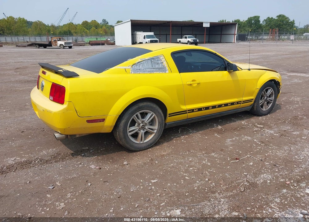 2006 FORD MUSTANG V6 VIN: 1ZVFT80N065160089