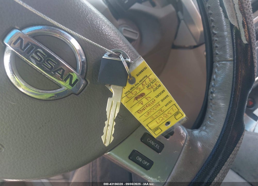 2008 NISSAN MAXIMA 3.5 SE VIN: 1N4BA41E68C828397