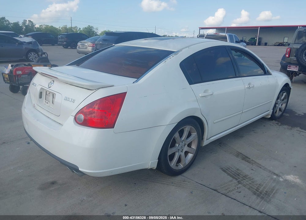 2008 NISSAN MAXIMA 3.5 SE VIN: 1N4BA41E68C828397