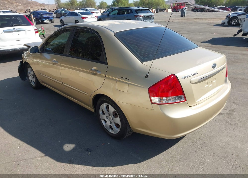 2009 KIA SPECTRA VIN: KNAFE222595655564