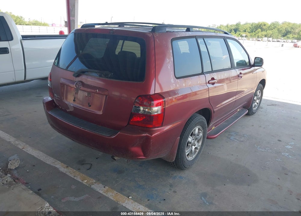 2004 TOYOTA HIGHLANDER V6 VIN: JTEDP21A140004186