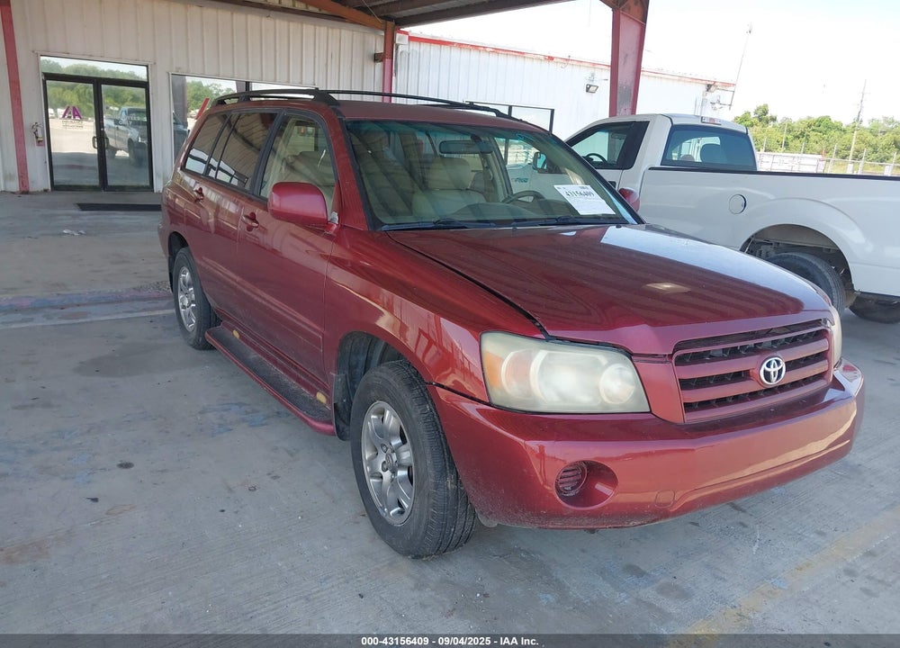 2004 TOYOTA HIGHLANDER V6 VIN: JTEDP21A140004186