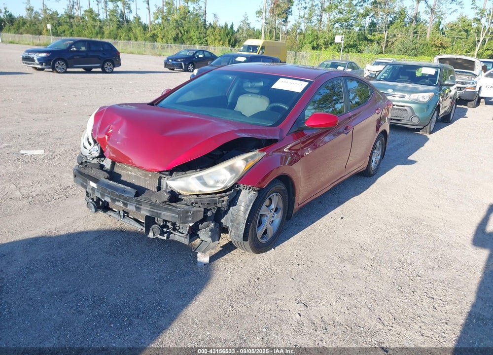 2014 HYUNDAI ELANTRA VIN: 5NPDH4AE0EH540387