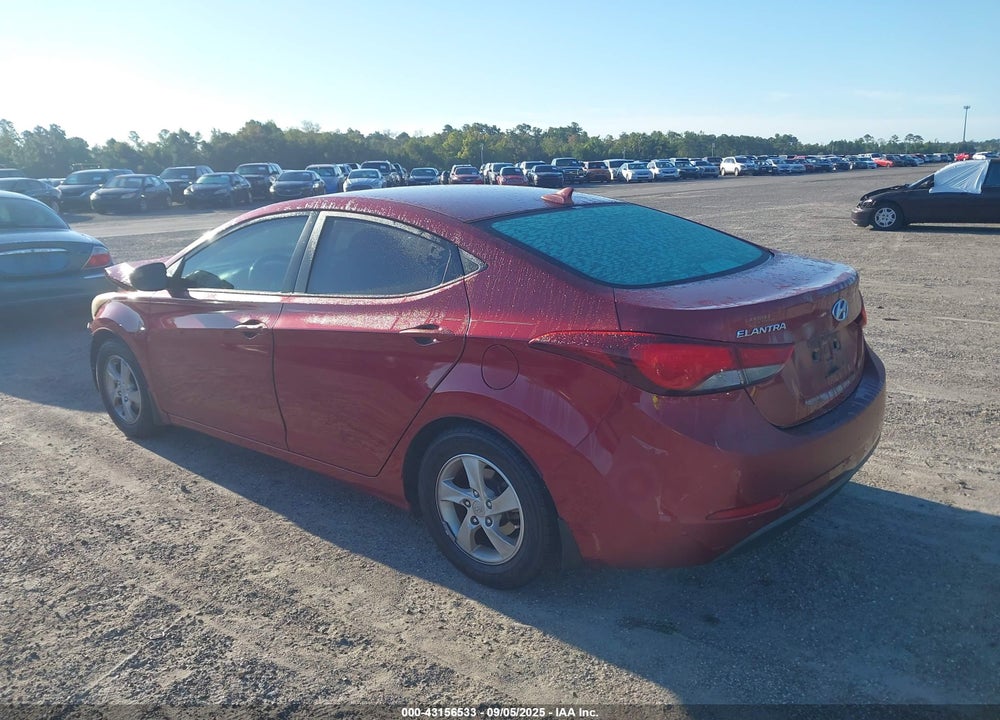 2014 HYUNDAI ELANTRA VIN: 5NPDH4AE0EH540387