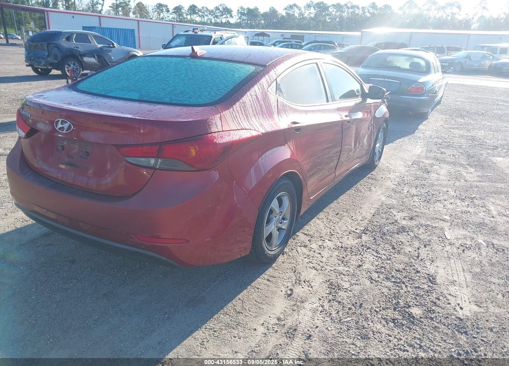 2014 HYUNDAI ELANTRA VIN: 5NPDH4AE0EH540387