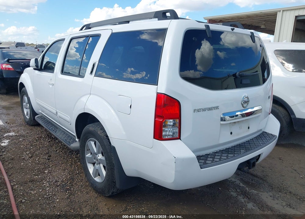 2008 NISSAN PATHFINDER SE VIN: 5N1AR18UX8C635689