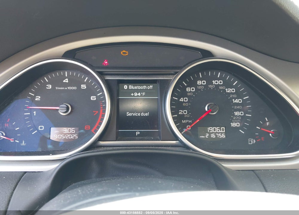 2015 AUDI Q7 VIN: WA1LGAFE5FD020659
