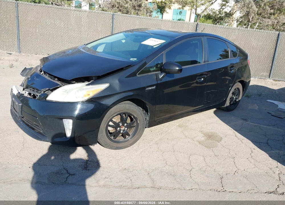 2013 TOYOTA PRIUS THREE VIN: JTDKN3DU7D5647237