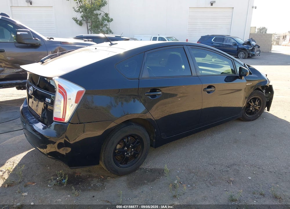 2013 TOYOTA PRIUS THREE VIN: JTDKN3DU7D5647237