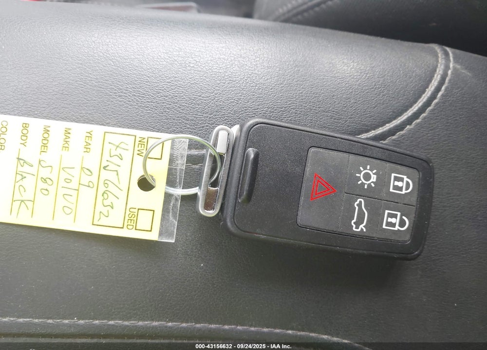 2009 VOLVO S80 3.2 VIN: YV1AS982391096085