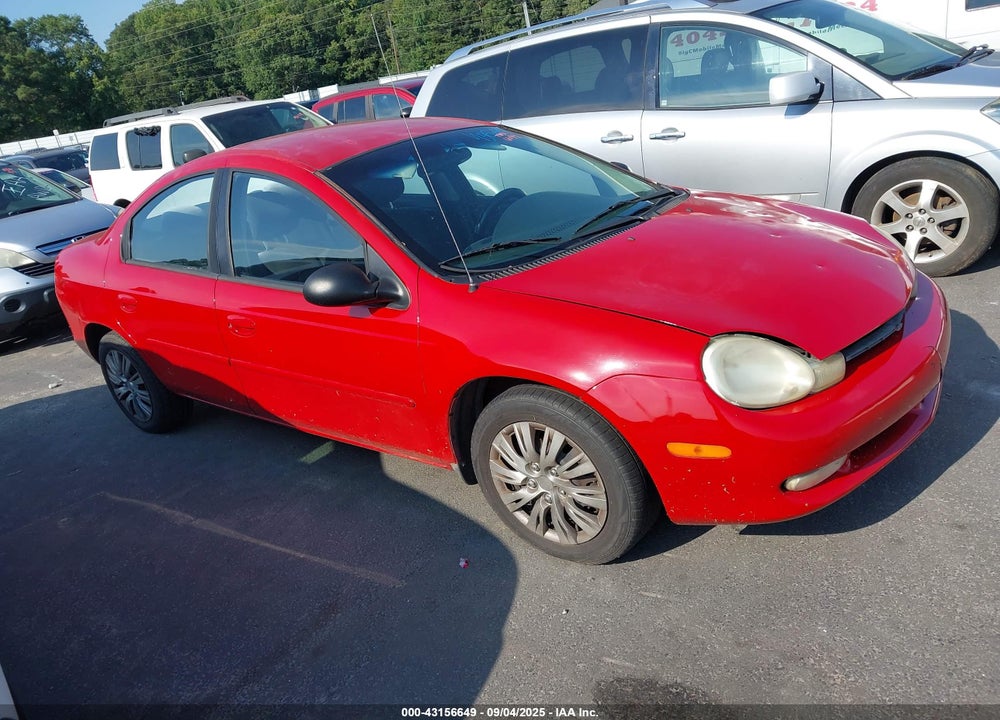 2001 PLYMOUTH NEON HIGHLINE VIN: 1P3ES46C61D175727