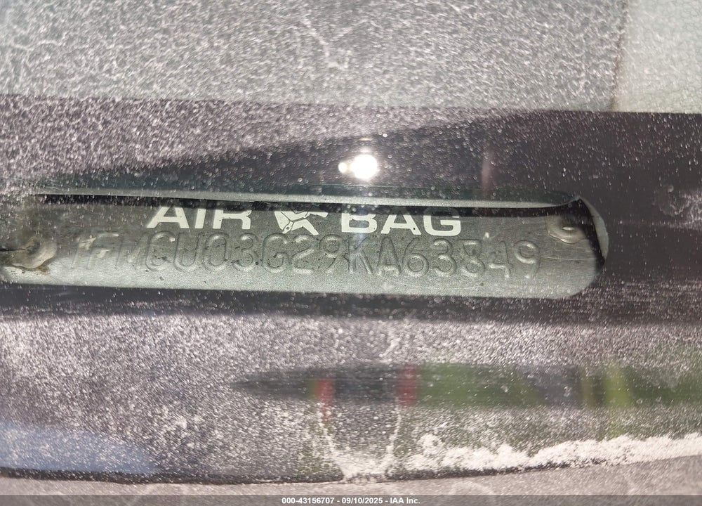 2009 FORD ESCAPE XLT VIN: 1FMCU03G29KA63849