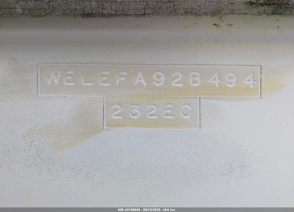 1994 WELLCRAFT BOAT VIN: WELEFA92B494