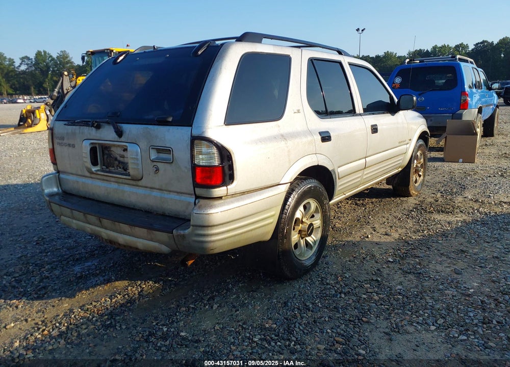 2001 ISUZU RODEO LS 3.2L V6/LSE 3.2L V6/S 3.2L V6 VIN: 4S2CK58W514330227