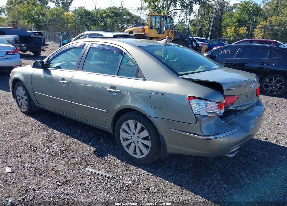 2009 HYUNDAI SONATA LIMITED V6 VIN: 5NPEU46F09H540395