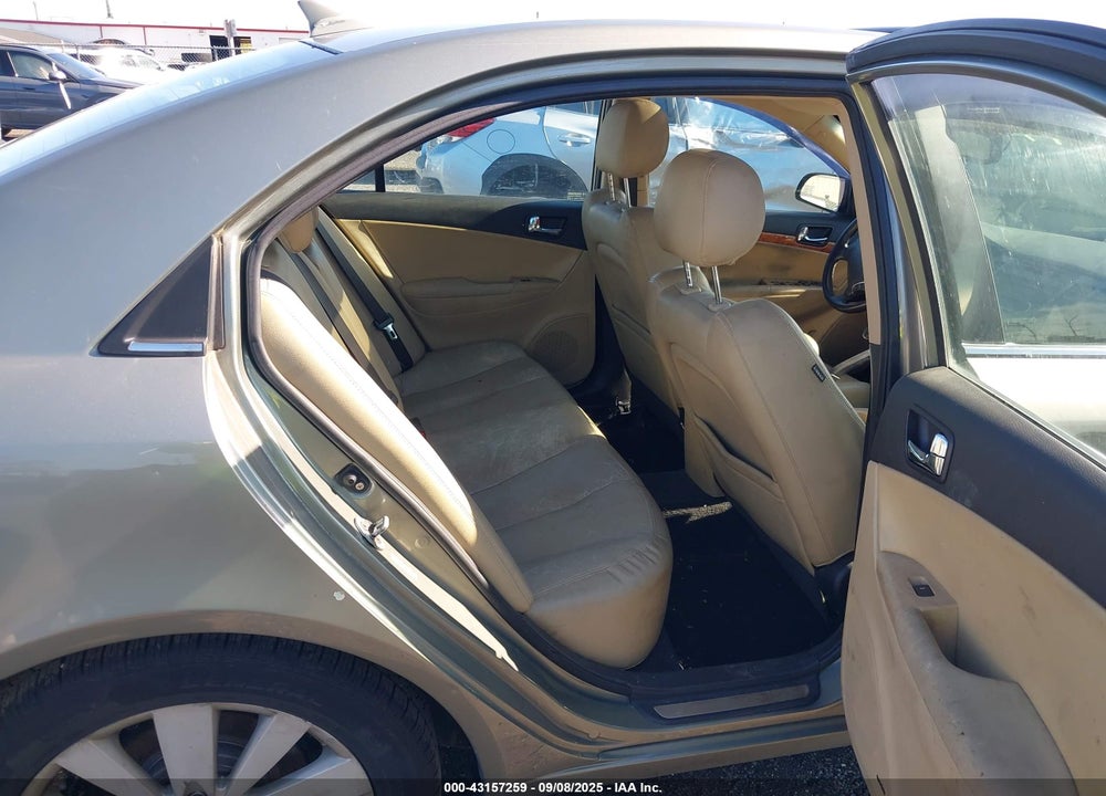 2009 HYUNDAI SONATA LIMITED V6 VIN: 5NPEU46F09H540395
