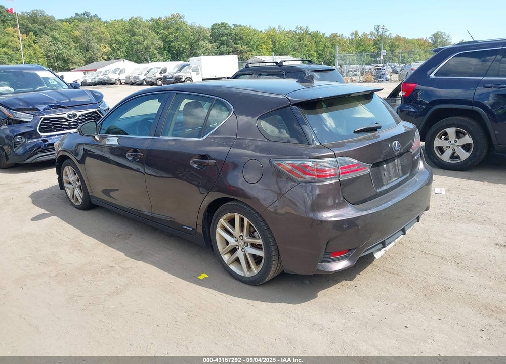 2014 LEXUS CT 200H VIN: JTHKD5BH7E2176972