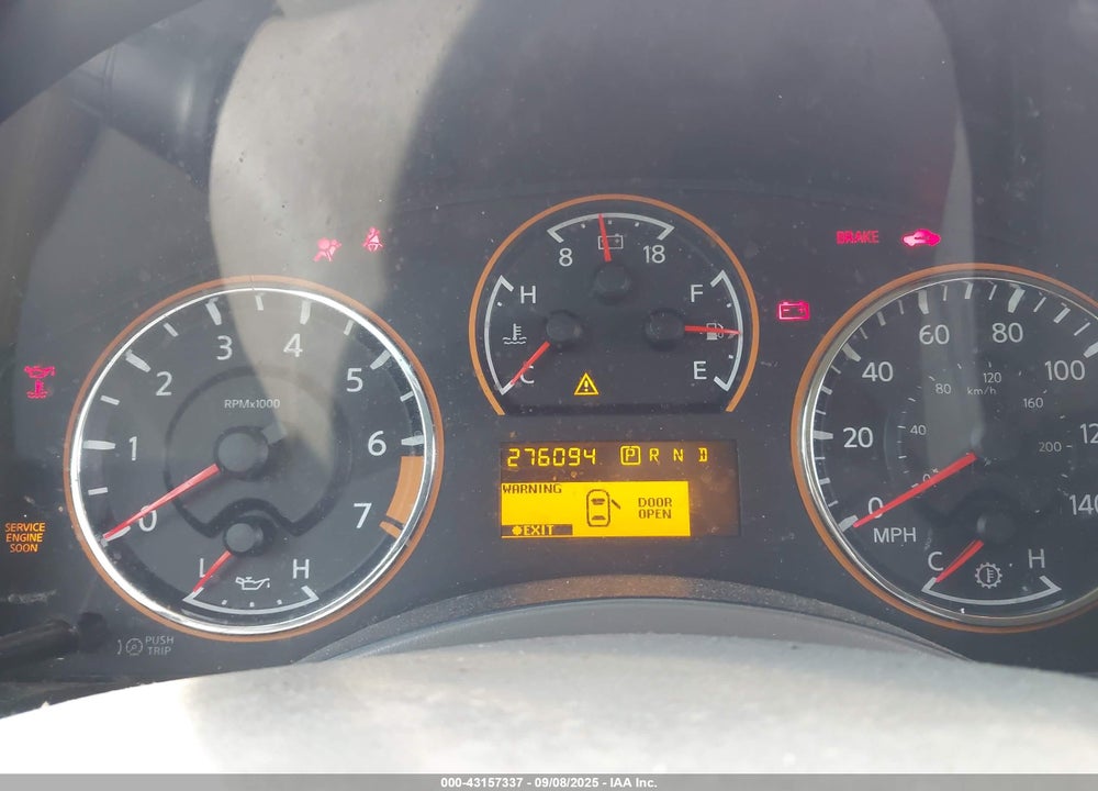 2011 NISSAN ARMADA PLATINUM VIN: 5N1BA0NF0BN608878