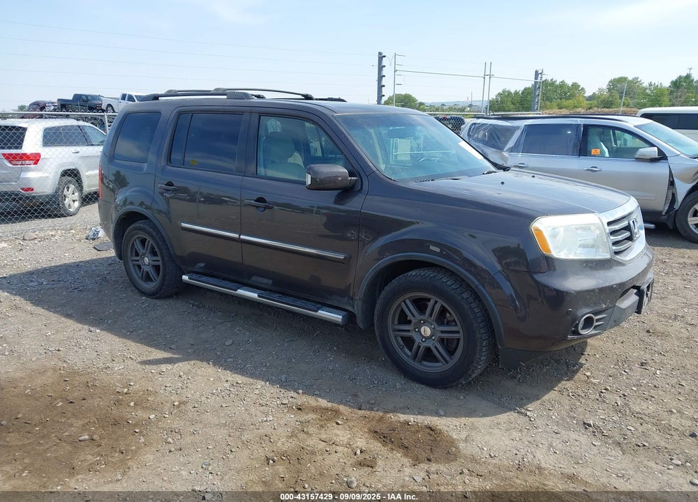 2013 HONDA PILOT TOURING VIN: 5FNYF4H99DB061852