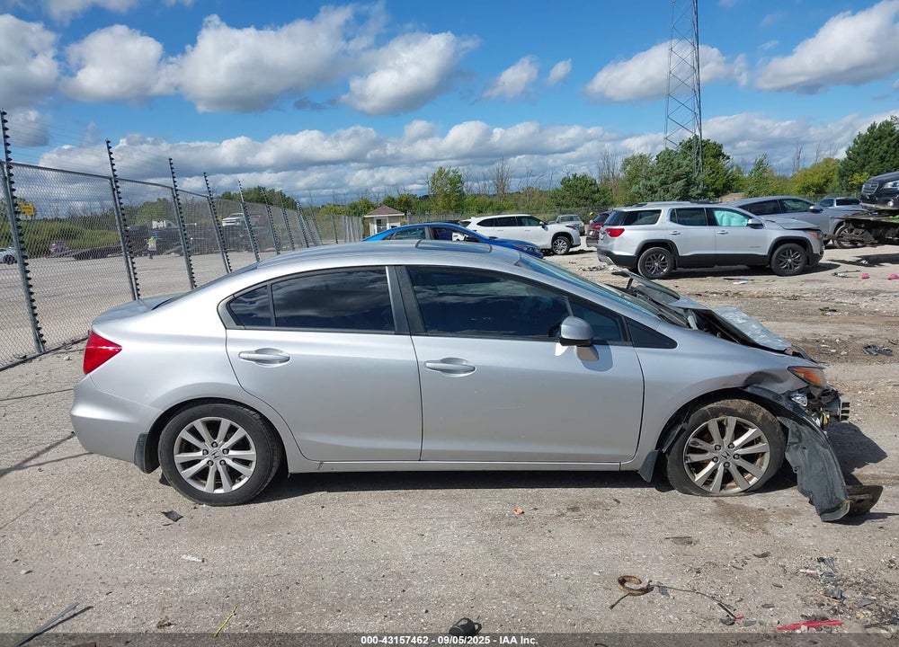 2012 HONDA CIVIC VIN: 19XFB2F90CE000615