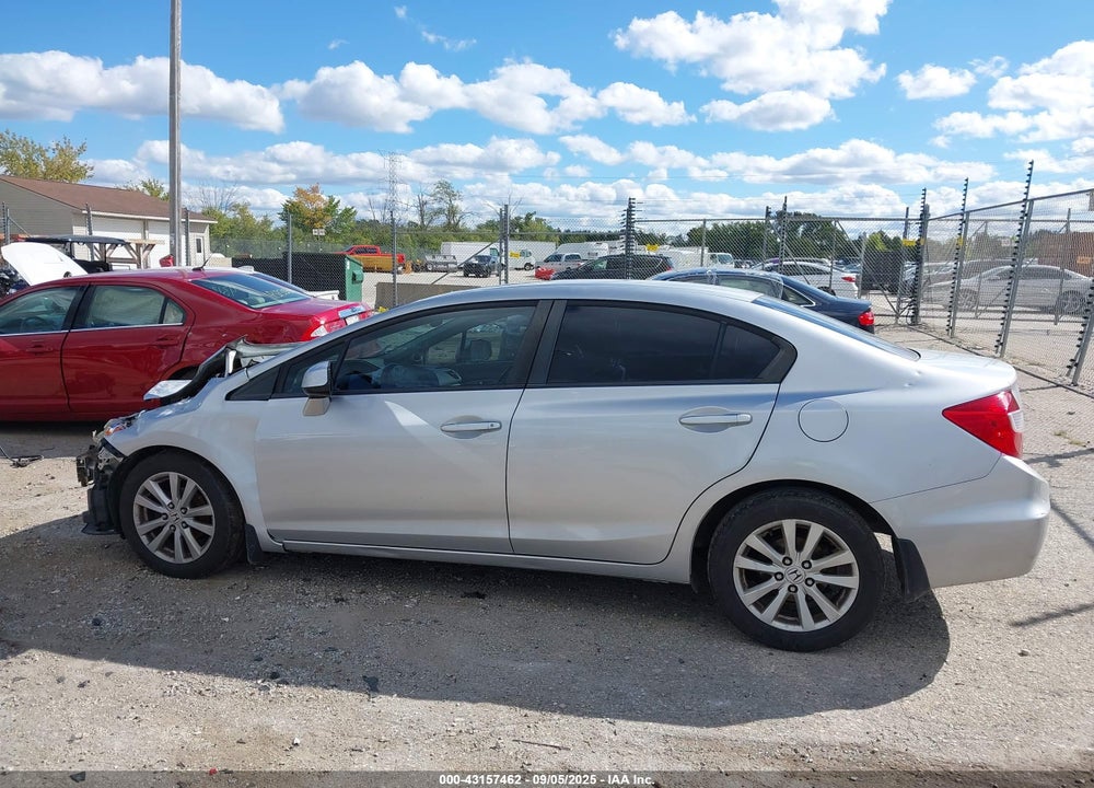 2012 HONDA CIVIC VIN: 19XFB2F90CE000615