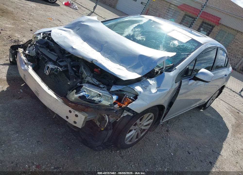 2012 HONDA CIVIC VIN: 19XFB2F90CE000615