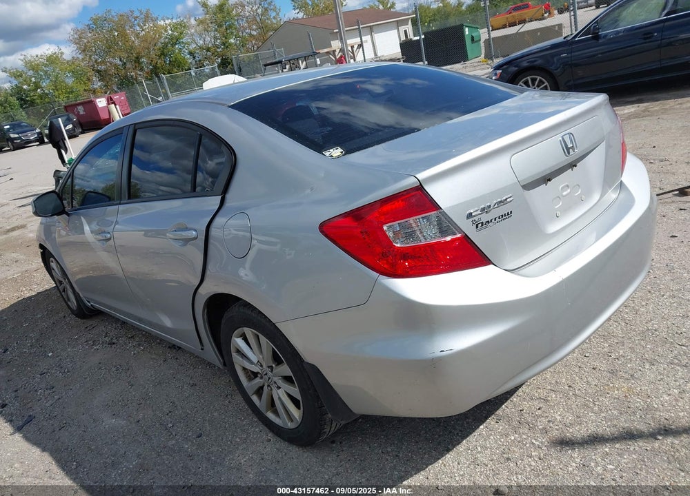 2012 HONDA CIVIC VIN: 19XFB2F90CE000615
