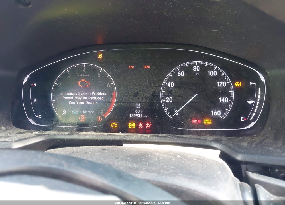 2020 HONDA ACCORD VIN: 1HGCV1F10LA007941