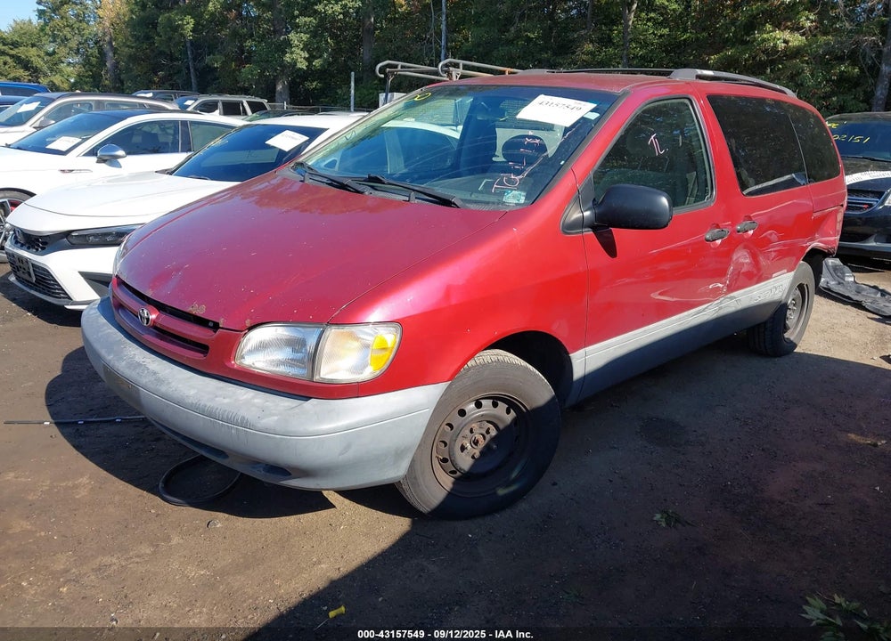 1998 TOYOTA SIENNA LE VIN: 4T3ZF13C0WU026944