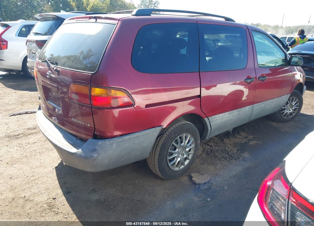 1998 TOYOTA SIENNA LE VIN: 4T3ZF13C0WU026944