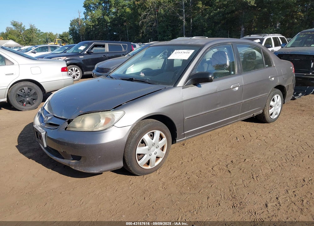 2004 HONDA CIVIC LX VIN: 2HGES16674H516537